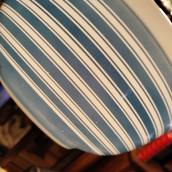Vintage 403 Pyrex Blue Stripe Mixing Bowl - Picture 5 of 5